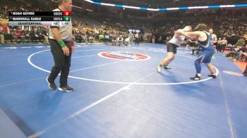 285 Class 1 lbs Quarterfinal - Noah Govro, Summit Christian Academy vs Marshall Kable, Centralia