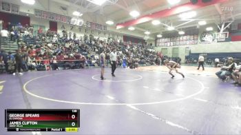 138 lbs Champ. Round 2 - George Spears, El Capitan vs James Clifton, West Hills