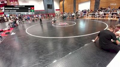 100B 1st Place Match - Beckham Jacobs, Lander Middle School vs Cody McCabe, Lander Middle School