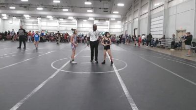64-68 lbs Champ. Round 1 - Cristian Pacheco, AISIG vs Aubrey Krantz, Slick Chicks