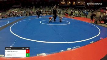 40 lbs Semifinal - Lane McClintock, Iowa Elite WC vs Theseus Gomez, Pomona Elite