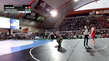 5A 285 lbs Champ. Round 1 - Paul Dixon, Moscow vs Jakeem Ashley, Blackfoot