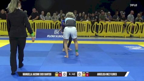 Angelica Inez Flores vs Manuella Jacome Dos Santos 2025 Pan IBJJF Jiu-Jitsu No-Gi Championship