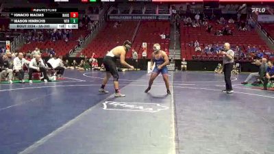 3A-285 lbs Cons. Round 2 - Ignacio Macias, Marshalltown vs Mason Hinrichs, Waverly-Shell Rock