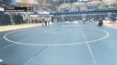 133 lbs Semifinal - Ty Reeves, Western Colorado vs Sean-Michael Gonzalez, Carl Albert State
