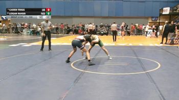 2 - 150 lbs Cons. Round 3 - Logan Rakes, Patrick County vs Caden Trigg, Liberty (Bedford)