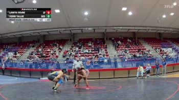 Girls 235 lbs 1st Place Match - Terri Tallie, Oxford vs Laniya Ware, South Pontotoc