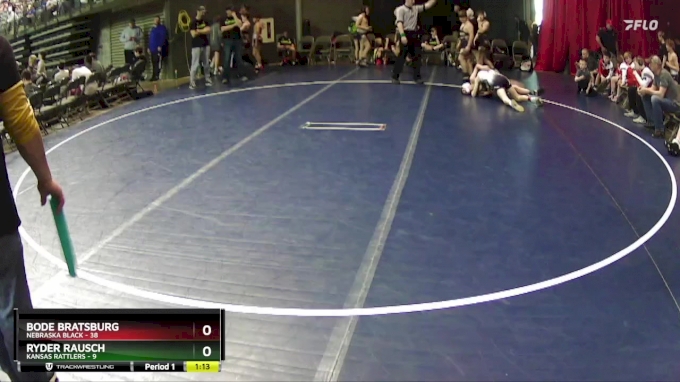 95 lbs Round 2 (6 Team) - Bode Bratsburg, Nebraska Black vs Ryder ...