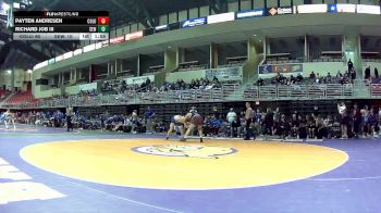 215 lbs Round 2 (4 Team) - Payten Andresen, Columbus vs Richard Job III, Seward
