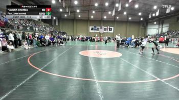 110 lbs 1st Place Match - Alissa Chanda, North Kansas City vs Killian Evans, Blue Springs South