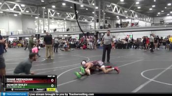 120 lbs Round 1 (6 Team) - Shane Meenaghan, Savage WA Black vs Deakon Bailey, PA Alliance Blue