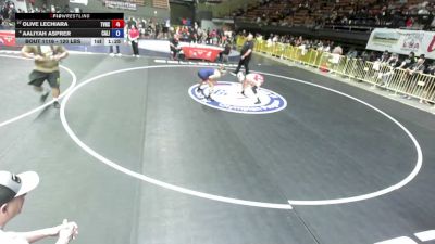 120 lbs Cons. Semis - Olive Lechiara, Temecula Valley High School Wrestling vs Aaliyah Asprer, California