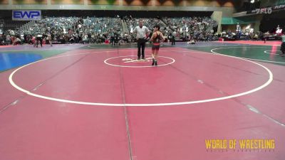 73 lbs Consi Of 8 #1 - Christian Garza, Team Aggression vs Oliver Lindsey, Sweet Home