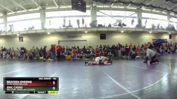 182 lbs Quarterfinal - Brayden Emerine, Floyd Wrestling Club vs Eric Casad, Red Cobra Wrestling Academy