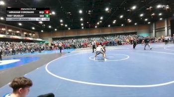 126 lbs Champ. Round 1 - Abraham Coronado, Mcqueen vs Trey Bradley, Churchill County