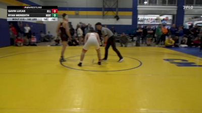 160 lbs Consy 2 - Gavin Lucas, Bellefonte vs Ryan Meredith, Montoursville