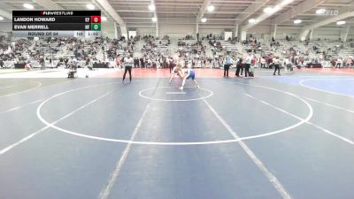 132 lbs Round Of 64 - Landon Howard, KY vs Evan Merrell, NY