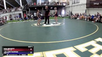 81 lbs Round 2 (6 Team) - Mya Beckett, Wisconsin vs Leilanni Guzman, Ohio