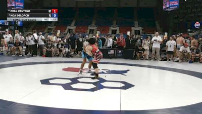 113 lbs Cons. Sub-semis - Evan Centeno, Utah vs Koa DeLoach, Florida