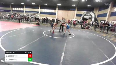 123 lbs Round Of 32 - Corbin Escobar, Lion Of Judah Wr Ac vs Sid Cohen, Rancho Bernardo WC