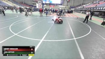 152 lbs Cons. Round 2 - Dirk Boyles, IA vs Henry Niebauer, WI