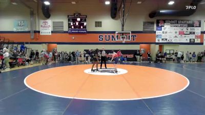 155 lbs Quarterfinal - Ally Rose, Sullivan East Middle School vs Aubree Watkins, East Hamilton Middle School