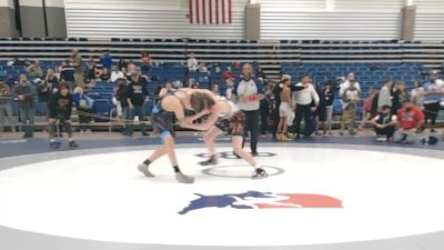 126 lbs 5th Place Match - Oliver Maidment, Midwest Regional Training Center vs Luca Giacobbi, Young Guns Wrestling Club