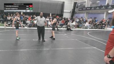 120 lbs Cons. Rd Of 16 - Wyatt Hueftle, MWC vs Colton Schultz, Callan