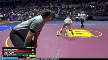 126 lbs Champ. Round 1 - Colton Zvonar, Lincoln-Way WC vs Jack Platt, Team 1006 Wrestling
