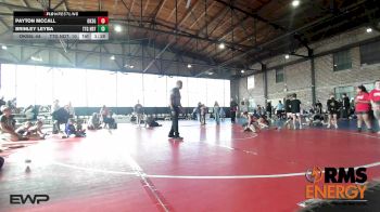 91 lbs Rr Rnd 3 - Payton Mccall, Oklahoma Supergirls vs Brinley Leyba, Team Tulsa Girls NDT