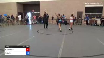 55 kg Semifinal - Nichole Moore, Ks vs Payton Stroud, Wa