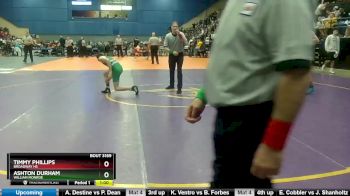 3 - 106 lbs Cons. Round 1 - Ashton Durham, William Monroe vs Timmy Phillips, Broadway HS