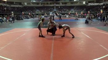 43 lbs Quarterfinal - Cassidy Armijo, St Jude Fire vs Zander Yaney, Bulldogs