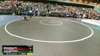 106 lbs Champ. Round 1 - Zane Hernandez, Silver Creek vs Ryan Dimalanta, Rancho Bernardo