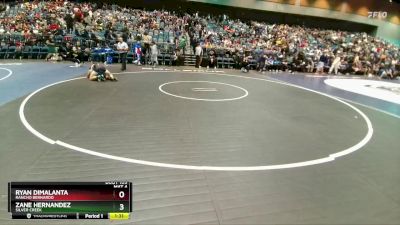 106 lbs Champ. Round 1 - Zane Hernandez, Silver Creek vs Ryan Dimalanta, Rancho Bernardo