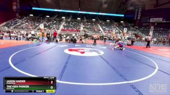 3A-150 lbs Cons. Round 1 - Jaxon Haider, Evanston vs Treysen Parker, Douglas