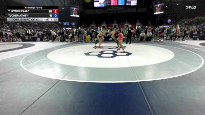175 lbs Cons. Sub-rd Of 32 - Jayden Zajac, MN vs Tucker Athey, WI