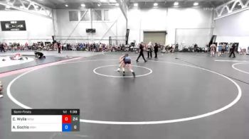 89 lbs Semifinal - Charlie Wylie, WOW North vs Angelina Gochis, Midwest Black Mambas Team 1