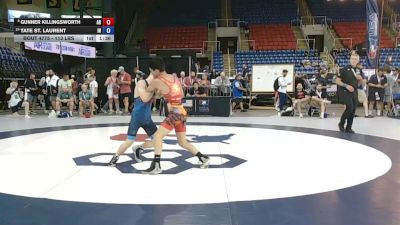 113 lbs Cons. Sub-rd Of 16 - Gunner Killingsworth, Arkansas vs Tate St. Laurent, Indiana