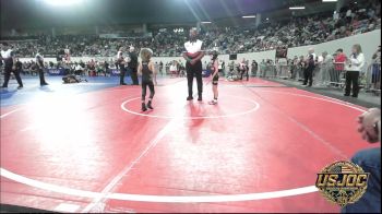 43 lbs Rr Rnd 1 - Tyger Ray, Blaine County Grapplers vs Henry Howell, Henryetta Knights Wrestling Club