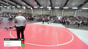 74 lbs Consolation - Daxx French, Stout Wrestling Academy vs Jeriah Morfin, New Mexico Bad Boyz