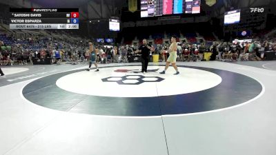 215 lbs Champ. Rd Of 64 - Satoshi Davis, NV vs Victor Esparza, IA