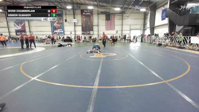 90 lbs Round Of 16 - River Chamberlain, OH vs Usmon Ulmasov, FL