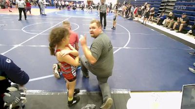 43-46 lbs Rr Rnd 2 - Callie Wallace, Beebe Youth Wrestling vs Winifred Perry, Springdale Youth Wrestling Club