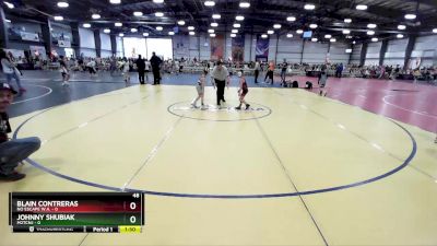 48 lbs Rd# 4- 2:00pm Friday Final Pool - Johnny Shubiak, M2TCNJ vs Blain Contreras, No Escape W.A.