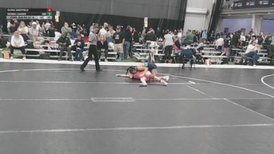 120 lbs Cons. Sub-rd Of 16 - Sierra Loader, Caney Valley vs Olivia Sheffield