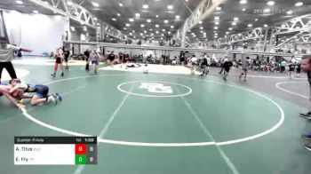 93 lbs Quarterfinal - Aidan Titus, BullTrained vs Eamon Fry, Triumph