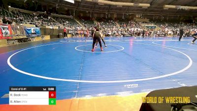 110 lbs Consi Of 8 #1 - Richard Book, Pomona Elite vs Braelyn Allen, Open Mats