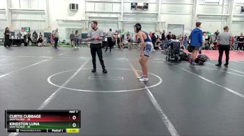 100 lbs Round 1 - Kingston Luna, Unattached vs Curtis Cubbage, Unattached