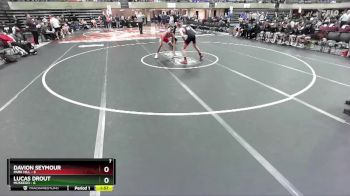 133 lbs Quarterfinals (8 Team) - Lucas Drout, Muskego vs Davion Seymour, Park Hill